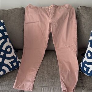 NWOT Lilly Pulitzer Blush Pink Skinny Pants Sz 16